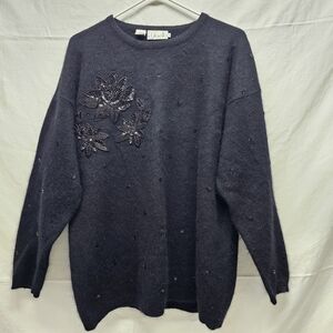 Rafaella Black Knit Sweater